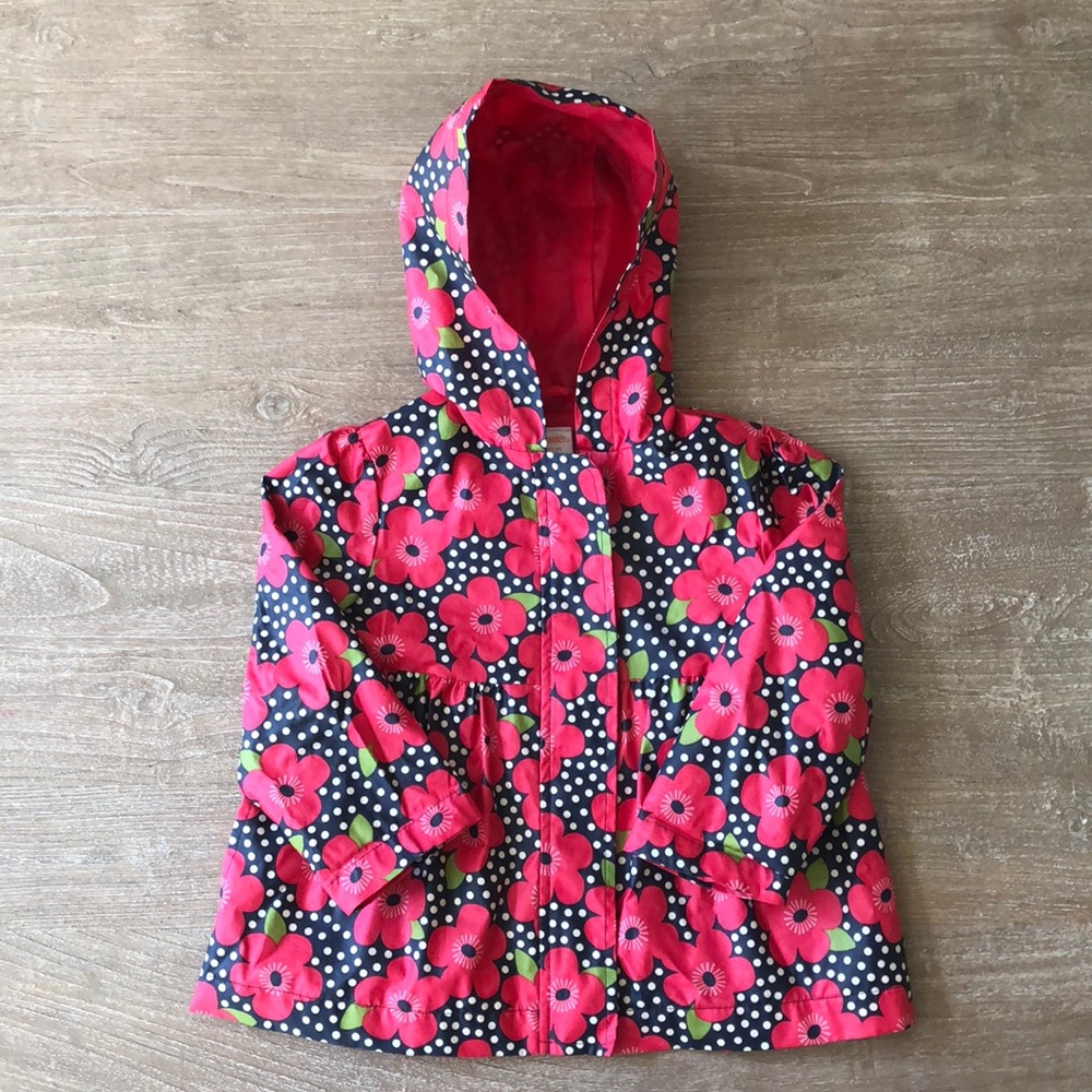 Gymboree Flower Rain Coat